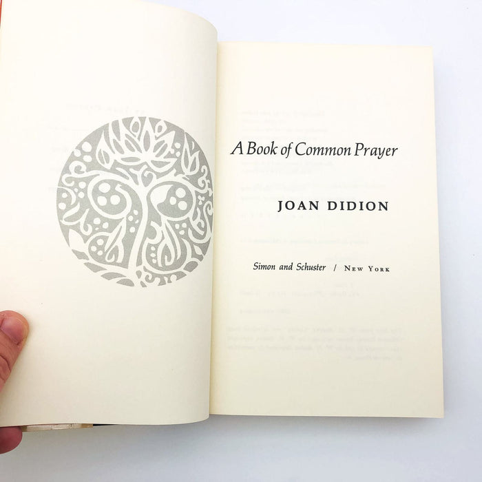 A Book Of Common Prayer Hardcover Joan Didion 1977 1st Edition 1st Printing Cp 2 8