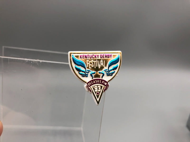 Vintage Kentucky Derby Festival Lapel Pin Pegasus Louisville Horse Racing 1993