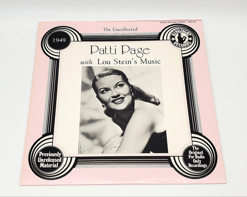 Patti Page The Uncollected LP Record Hindsight Records 1986 HSR-223 1