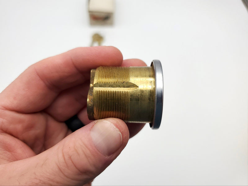 Corbin Mortise Cylinder 5253 Satin Chrome US26D 1-1/4" Length M63042 Keyed NOS