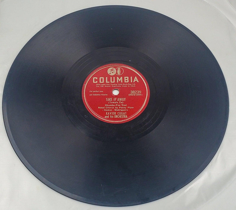 Xavier Cugat Cuanto Le Gusta 78 RPM Single Record Columbia 1948 3