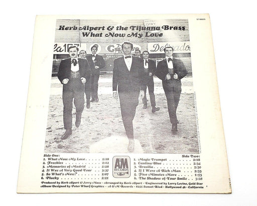 Herb Alpert & The Tijuana Brass What Now My Love 33 RPM LP Record A&M 1966 Cpy 1 2