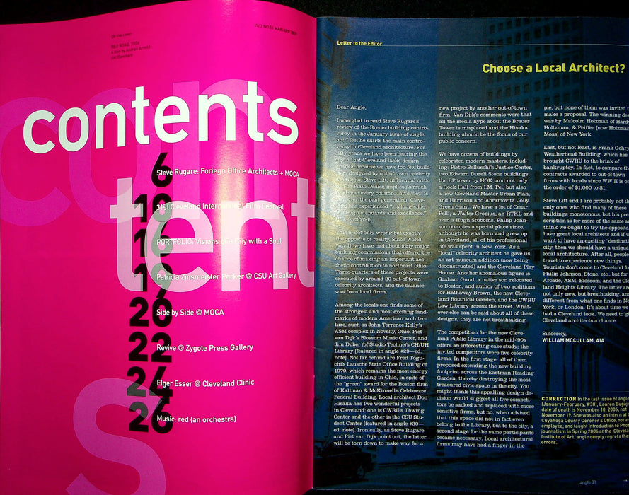 Angle Magazine Mar-Apr 2007 Cleveland International Film Festival 31st Year