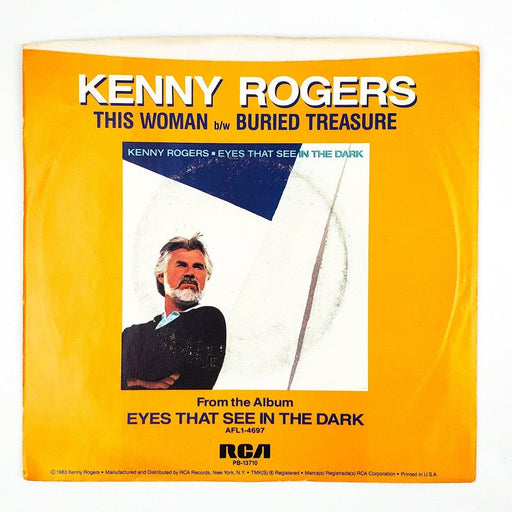Kenny Rogers This Woman Record 45 RPM Single PB-13710 RCA 1983 2