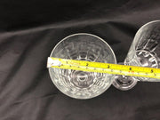 Vintage Durand Cristal D'Arques Wine Glass 7" Chantelle Lady Victoria France 2ct 8