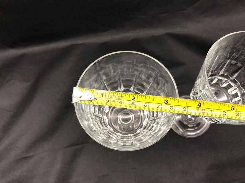 Vintage Durand Cristal D'Arques Wine Glass 7" Chantelle Lady Victoria France 2ct 8