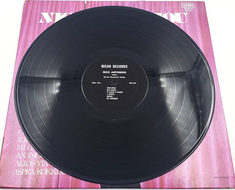 Nico Antoniou Nico Antoniou Sings Greek Bouzouki Songs 33 RPM LP Record 1973 5