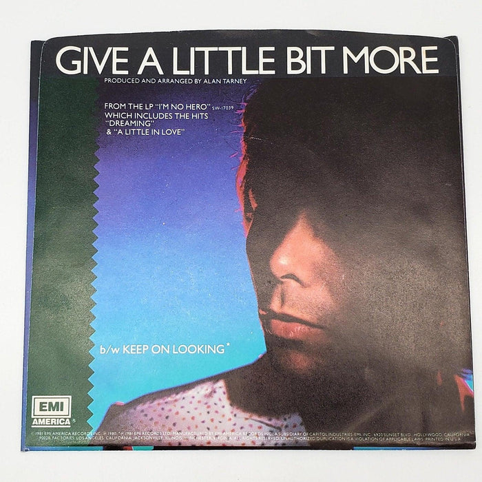 Cliff Richard Give A Little Bit More 45 RPM Single Record EMI 1981 B-8076 2