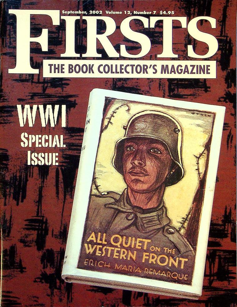 Firsts Magazine September 2002 Vol 12 No 7 Classics of WW1 Literature ...
