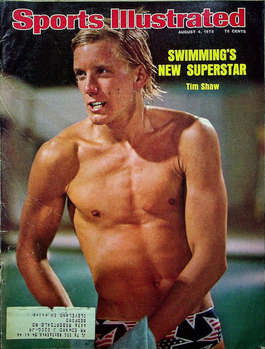 Sports Illustrated Magazine August 4 1975 Vol 43 #5 Tim Shaw Swimmings New Star