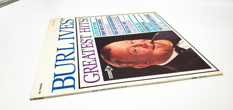 Burl Ives Burl Ives' Greatest Hits! 33 RPM LP Record Decca 1967 DL 74850 3