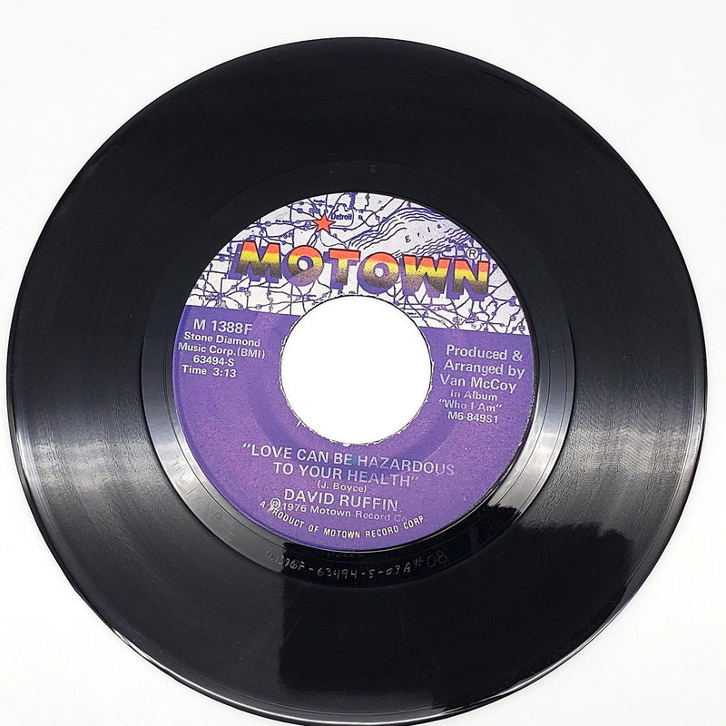 David Ruffin Love Can Be Hazardous To Your Health 45 Single Record Motown 1976 1