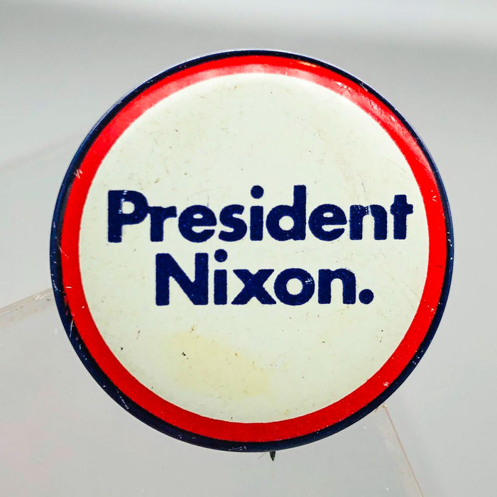 President Nixon Button Pin 1" Vintage Political Campaign Watergate COADCO 1