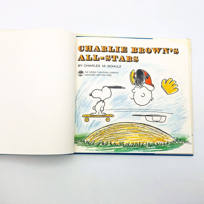 Charlie Brown All Stars Hardcover Charles Schulz 1966 1st Edition w Dust Jacket 7