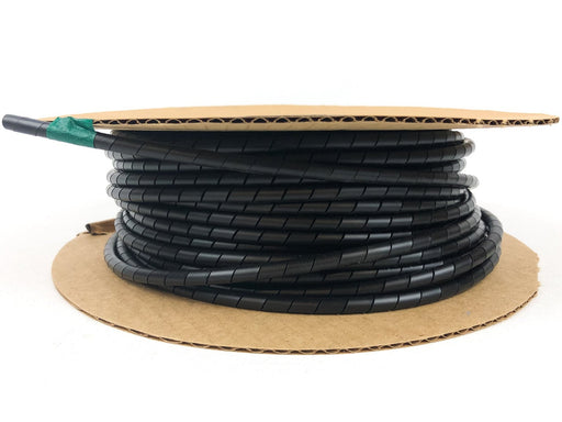 Black Cable Wire Wrap Spiral Plastic Electrical Cover Panduit T25F-C0 100ftx1/4 1