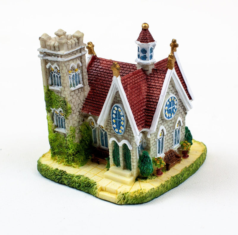 Liberty Falls Miniature Home of Seamstress Penney & Mountainview Church All in 1 7