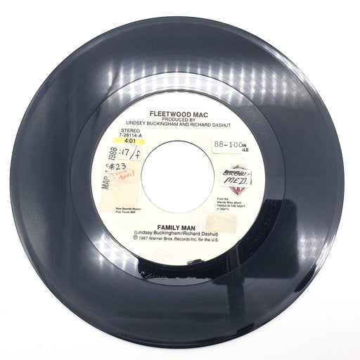Fleetwood Mac Family Man 45 RPM Single Record Warner Bros 1987 7-28114 PROMO 1
