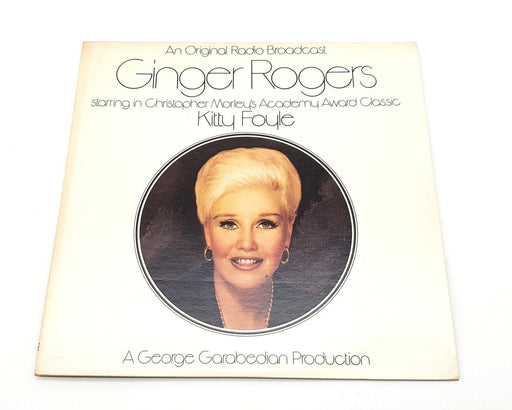 Ginger Rogers Kitty Foyle Radio Broadcast 33 RPM LP Record Mark56 Records 1975 1