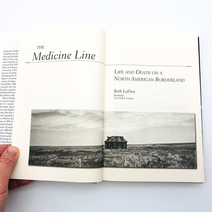 The Medicine Line Hardcover Beth LaDow 2001 Pioneers Native Americans History 7