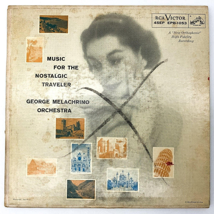 The George Melachrino Orchestra Music Nostalgic Traveler 2x Record 45 EPB 1053 1