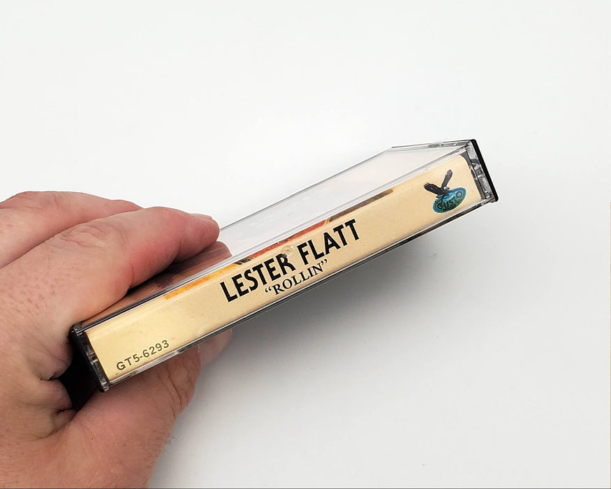 Lester Flatt Rollin' Cassette Tape Album Gusto Records, Inc. 1976 PO-293 3
