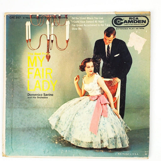 Domenico Savino My Fair Lady Record 45 RPM EP CAE 357 RCA 1956 1