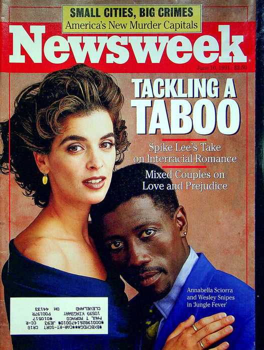 Newsweek Magazine June 10 1991 Wesley Snipes Spike Lee Annabella Sciorra Movie