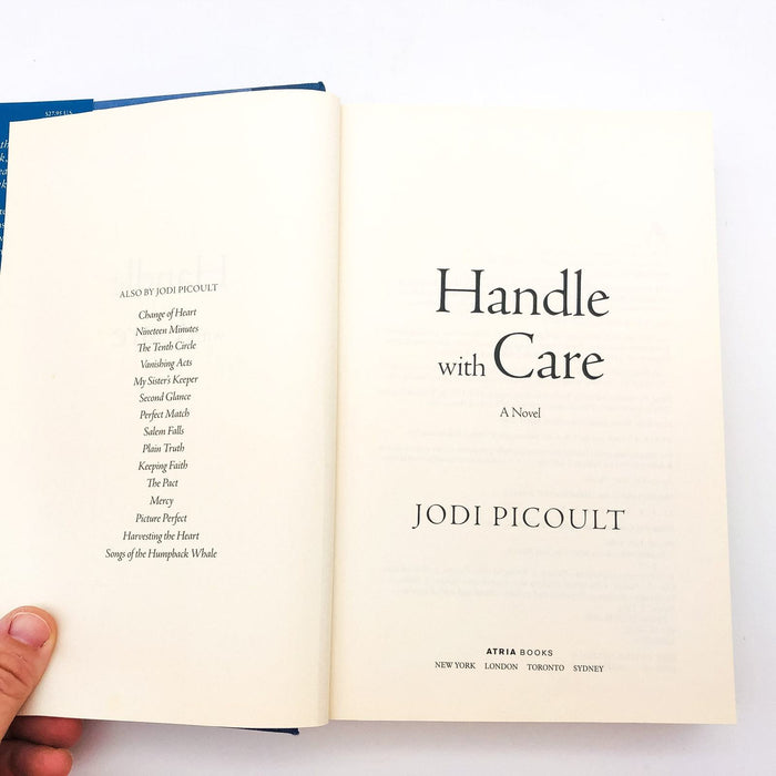 Handle With Care HC Jodi Picoult 2009 Wrongful Life Moral Ethics 1st Edition 8