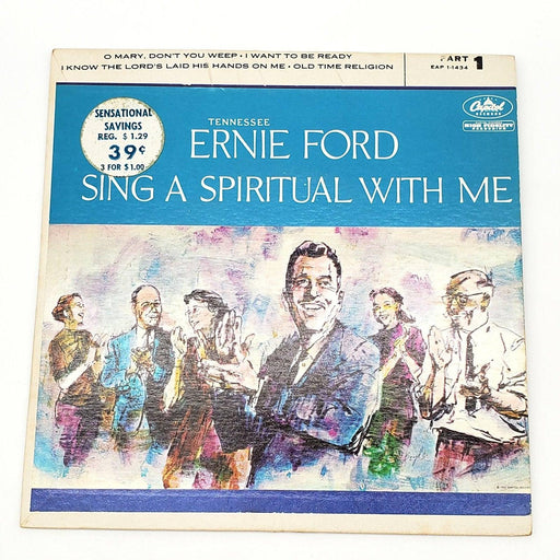 Tennessee Ernie Ford Sing A Spiritual With Me 45 EP Record Capitol EAP 2-1434 1