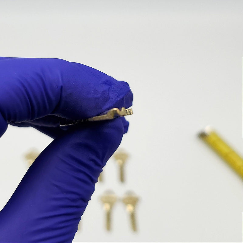 10x Schlage Key Blanks 35-101 G Key Way 6 Pin Nickel Silver NOS