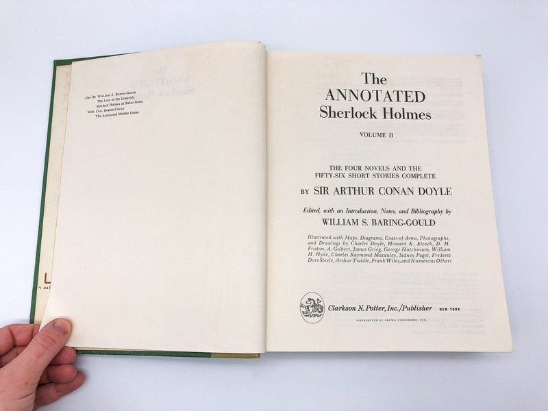 The Annotated Sherlock Holmes Vol. 2 Sir Arthur Conan Doyle 1974 Doubleday Hard 8