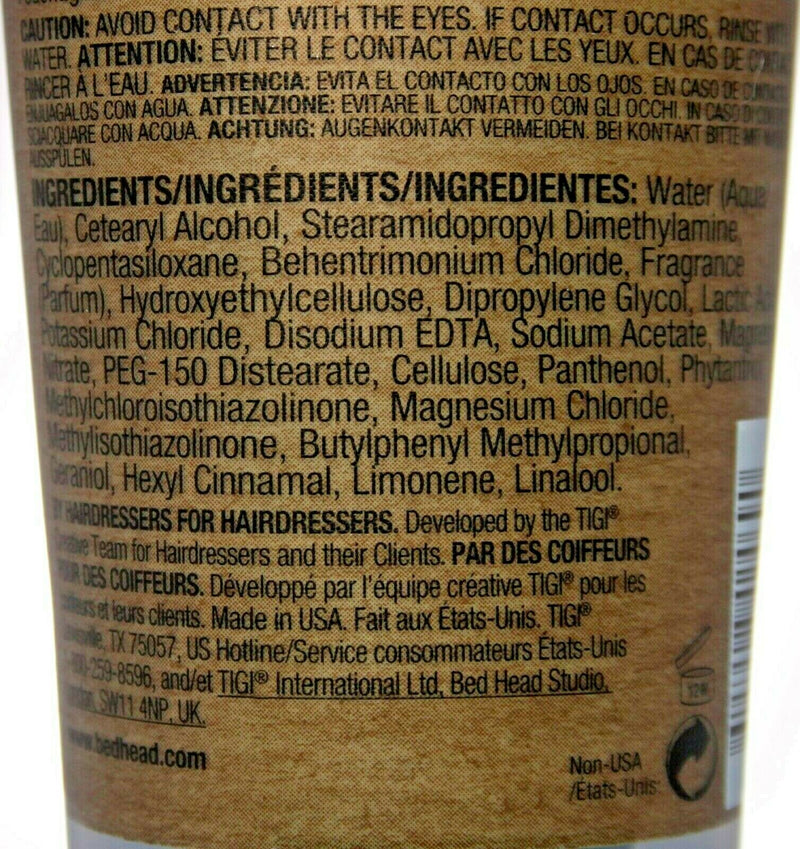 (Lot of 4) Tigi Bed Head for Men Thickening Conditioner Charge Up 6.76 oz.