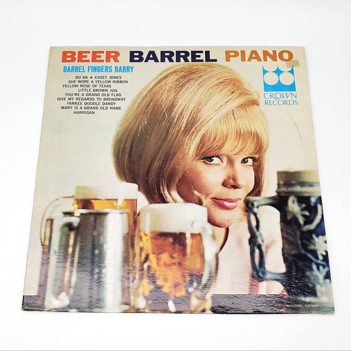 Barrel Fingers Barry Beer Barrel Piano LP Record Crown Records 1964 CLP 5447 1