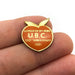 United Brotherhood of Carpenter's UBC Lapel Pin Georgia Peach 100th Anniv. 1981 1