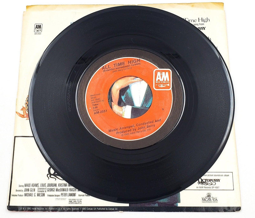 Rita Coolidge All Time High 45 RPM Single Record A&M 1983 AM-2551 3
