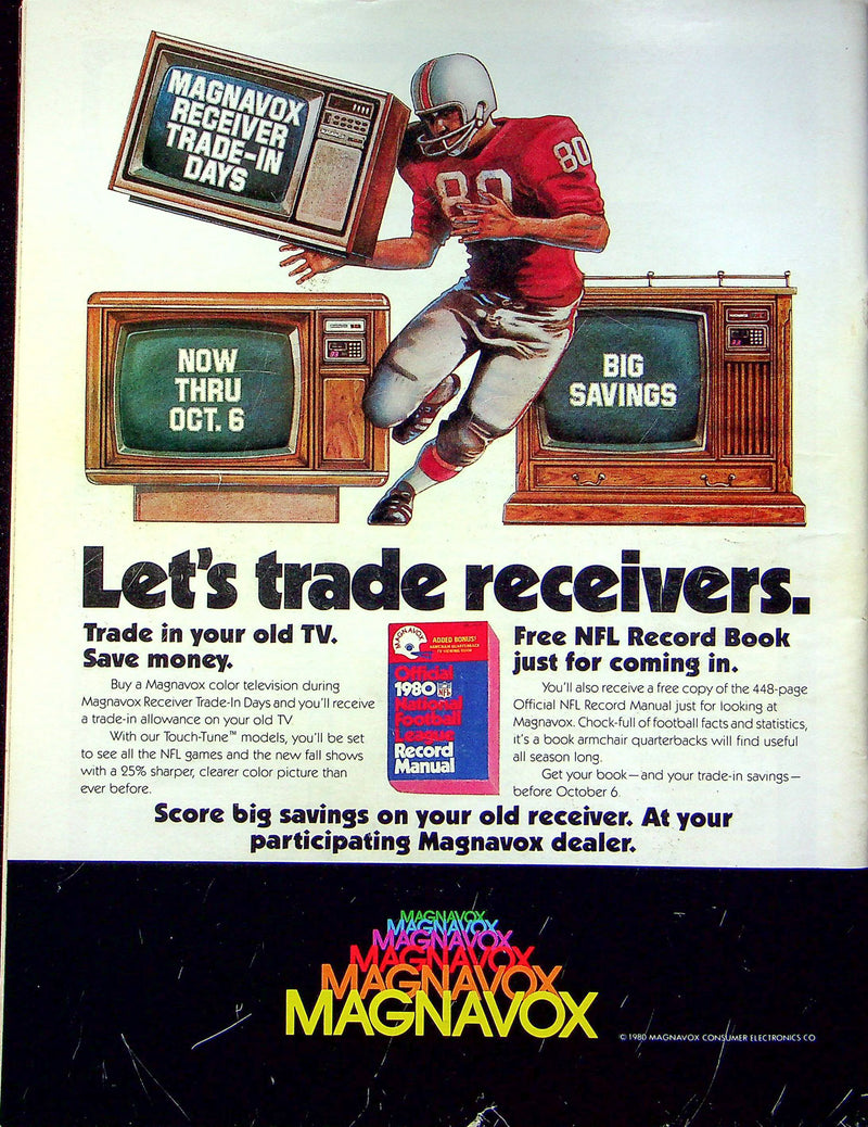 Ohio State Buckeye Football Program Sep 27 1980 Vs. Arizona State Sun Devils