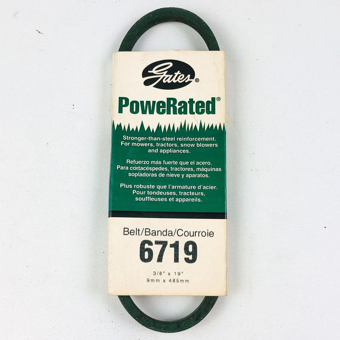 Gates Powerated 6719 3/8 x 19 Lawn Mower V Belt New Old Stock NOS