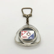 Boy Scouts of America Jamboree Keychain National 1977 Fleur De Lis Eagle 4