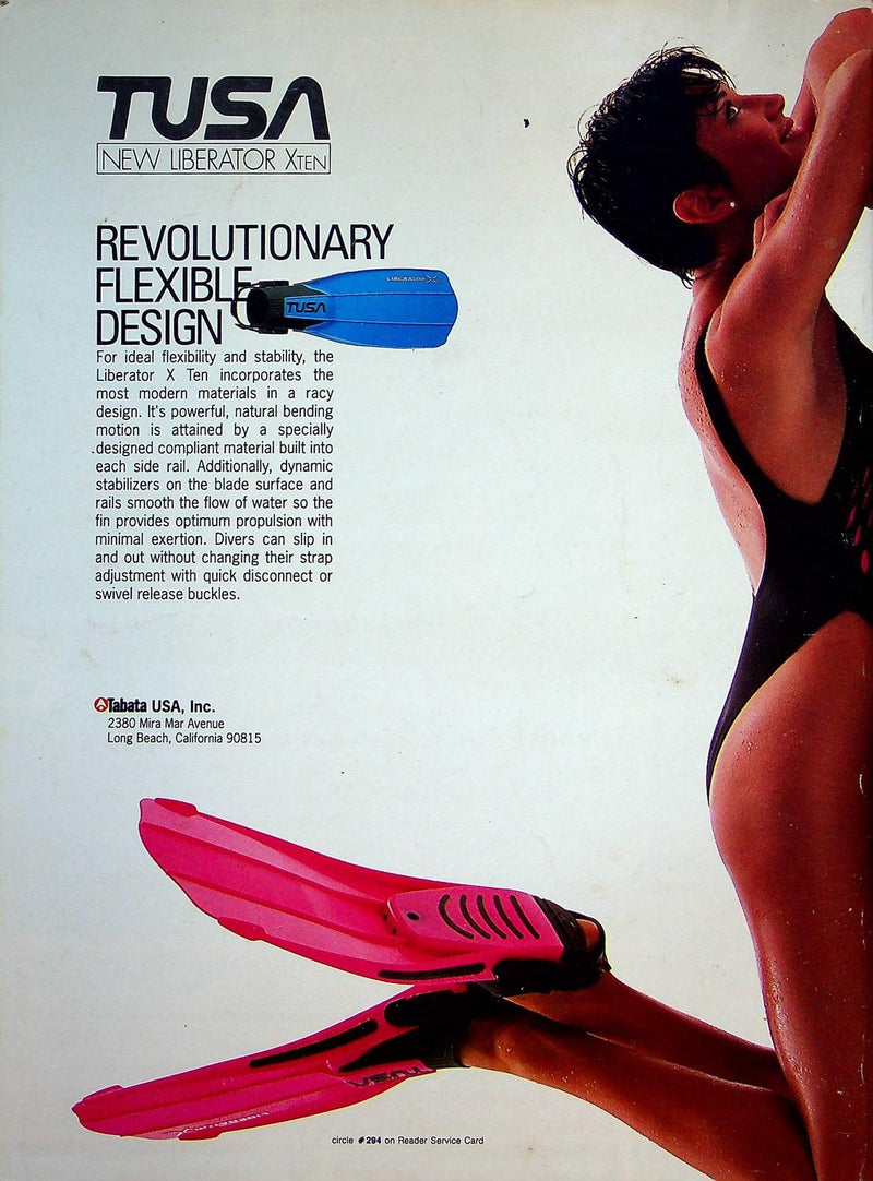 Skin Diver Magazine April 1990 Vol 39 No 4 US Vigin Islands: They're Back 3