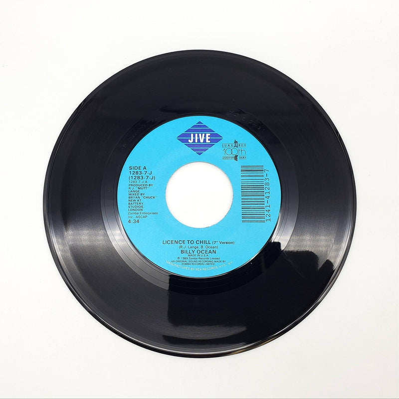 Billy Ocean Licence To Chill / Pleasure Single Record Jive 1989 1283-7-J 3