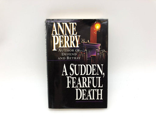 A Sudden, Fearful Death Anne Perry 1993 Fawcett Hardcover Book Jacket 2