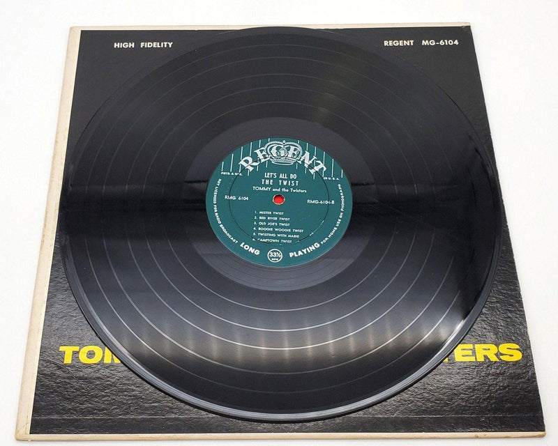 Tommy And The Twisters Let's All Do The Twist 33 RPM LP Record Regent 1961 6