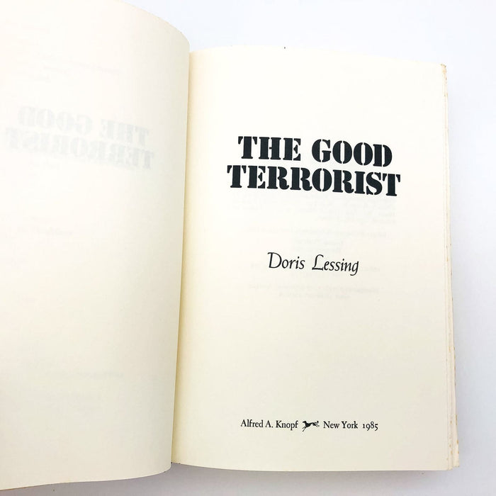 The Good Terrorist Hardcover Doris Lessing 1985 First American Edition London 7