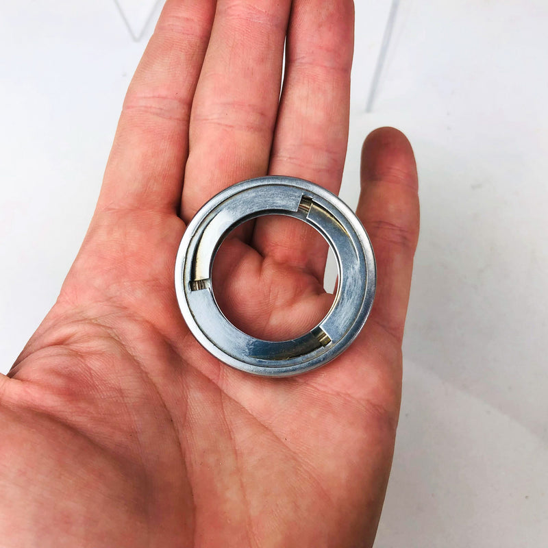 Yale Mortise Cylinder 1-1/4" Length Satin Chrome E1R Keyway 1152 Paracentric NOS