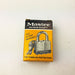 3ct Vintage No 1 Master Lock Padlock 1-1/4" Shackle New NOS Keyed Alike 2506 5