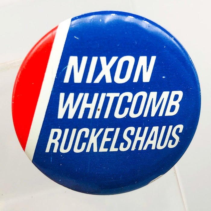 Nixon Whitcomb Ruckelshaus Button 1.25" Presidential Campaign Political 4