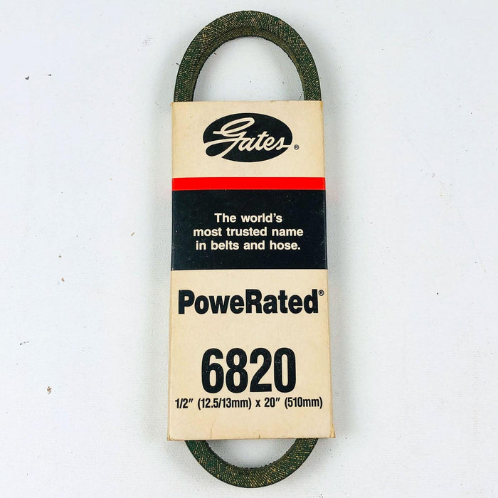 Gates Powerated 6820 1/2 x 20 Lawn Mower V Belt USA Made New Old Stock NOS