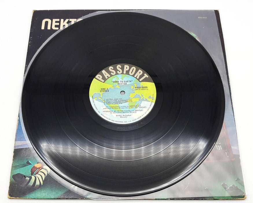 Nektar Down To Earth 33 RPM LP Record Passport Records 1975 PPSD-98005 6