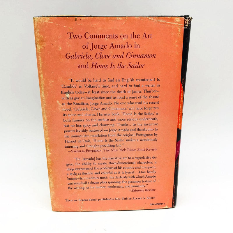 The Violent Land Hardcover Jorge Amado 1977 Brazil Cacao Plantations 4th Print 2