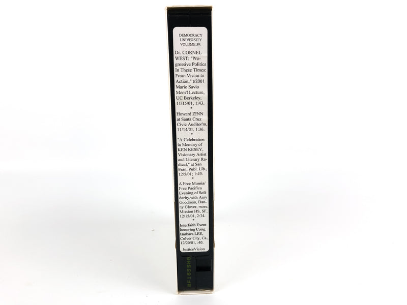 Democracy University Vol. 39 Dr. Cornel West Howard Zinn UC Berkeley